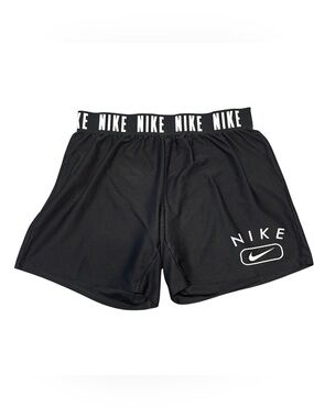 Nike Dri-Fit Elastic Waist band Black Athletic Shorts Small